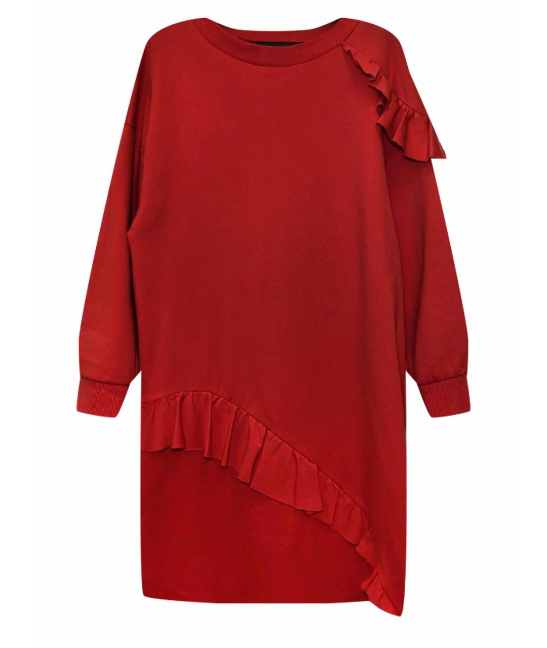 MAX&CO Красное вискозное платье, фото 1