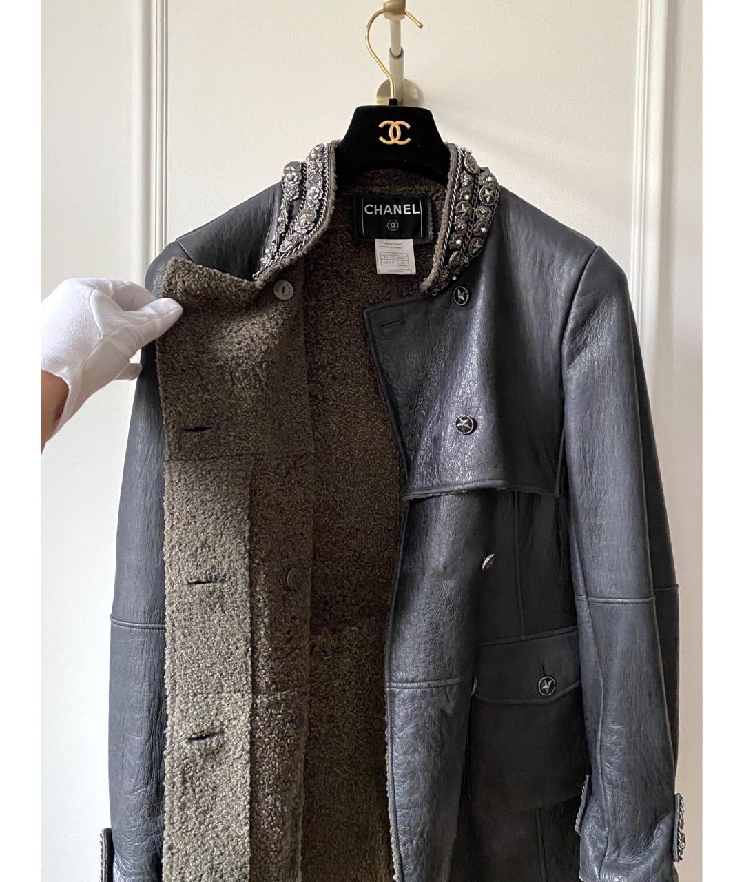 CHANEL Кожаная дубленка, фото 6