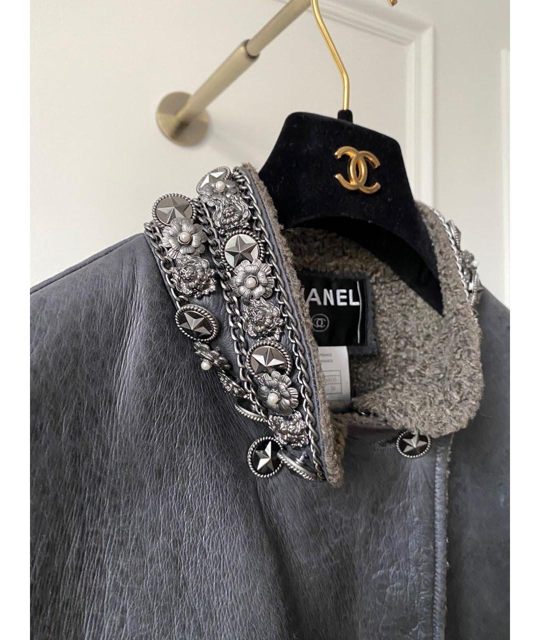 CHANEL Кожаная дубленка, фото 2