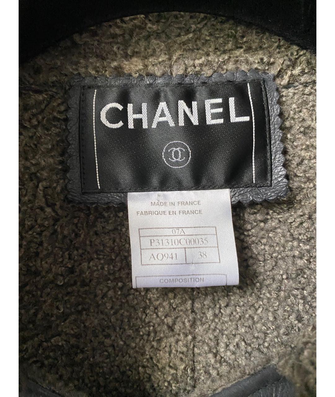 CHANEL Кожаная дубленка, фото 7