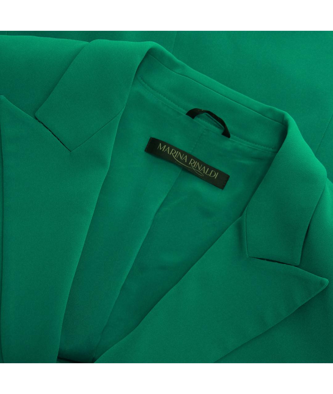 MARINA RINALDI Зеленый жакет/пиджак, фото 3