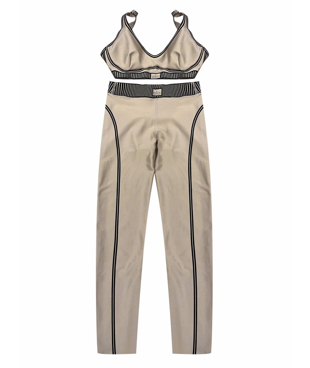 ALO YOGA Хаки полиуретановый спортивные костюмы, фото 1