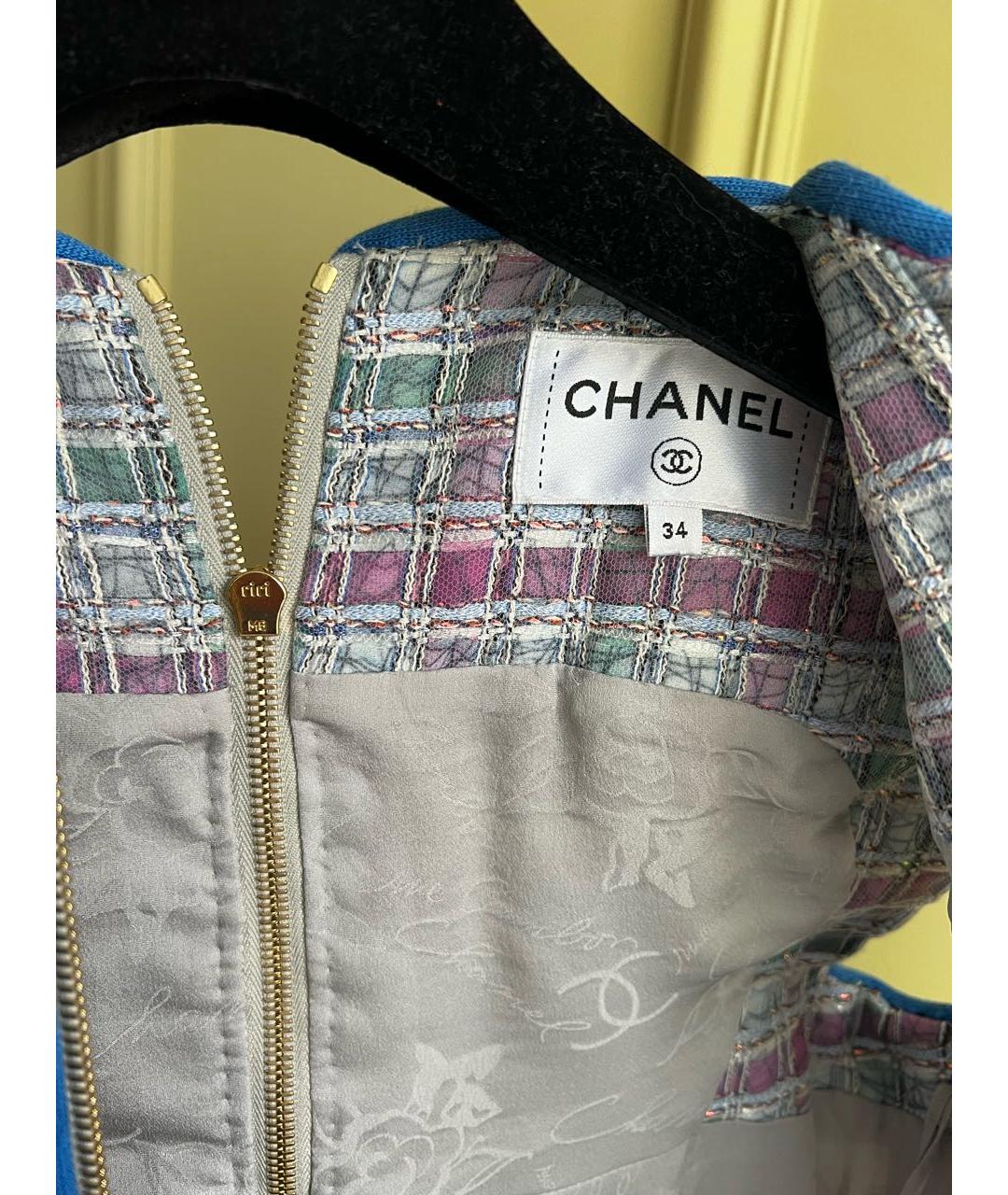 CHANEL PRE-OWNED Мульти жилет, фото 5