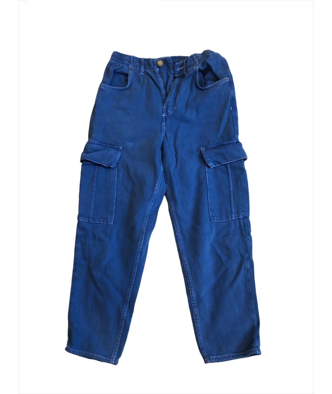 AMERICAN VINTAGE Синие хлопковые прямые джинсы, фото 1