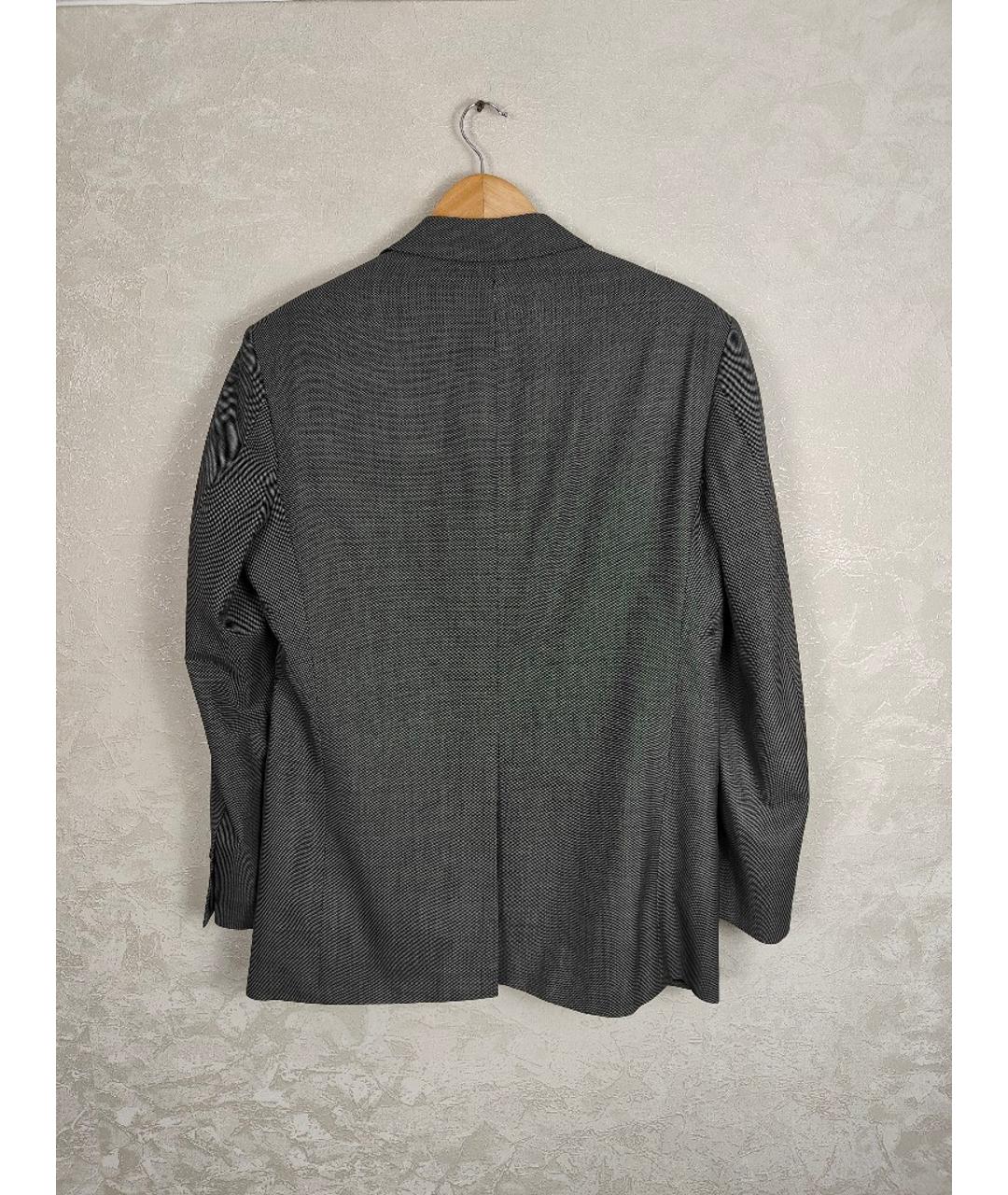 HACKETT Серый шерстяной пиджак, фото 4