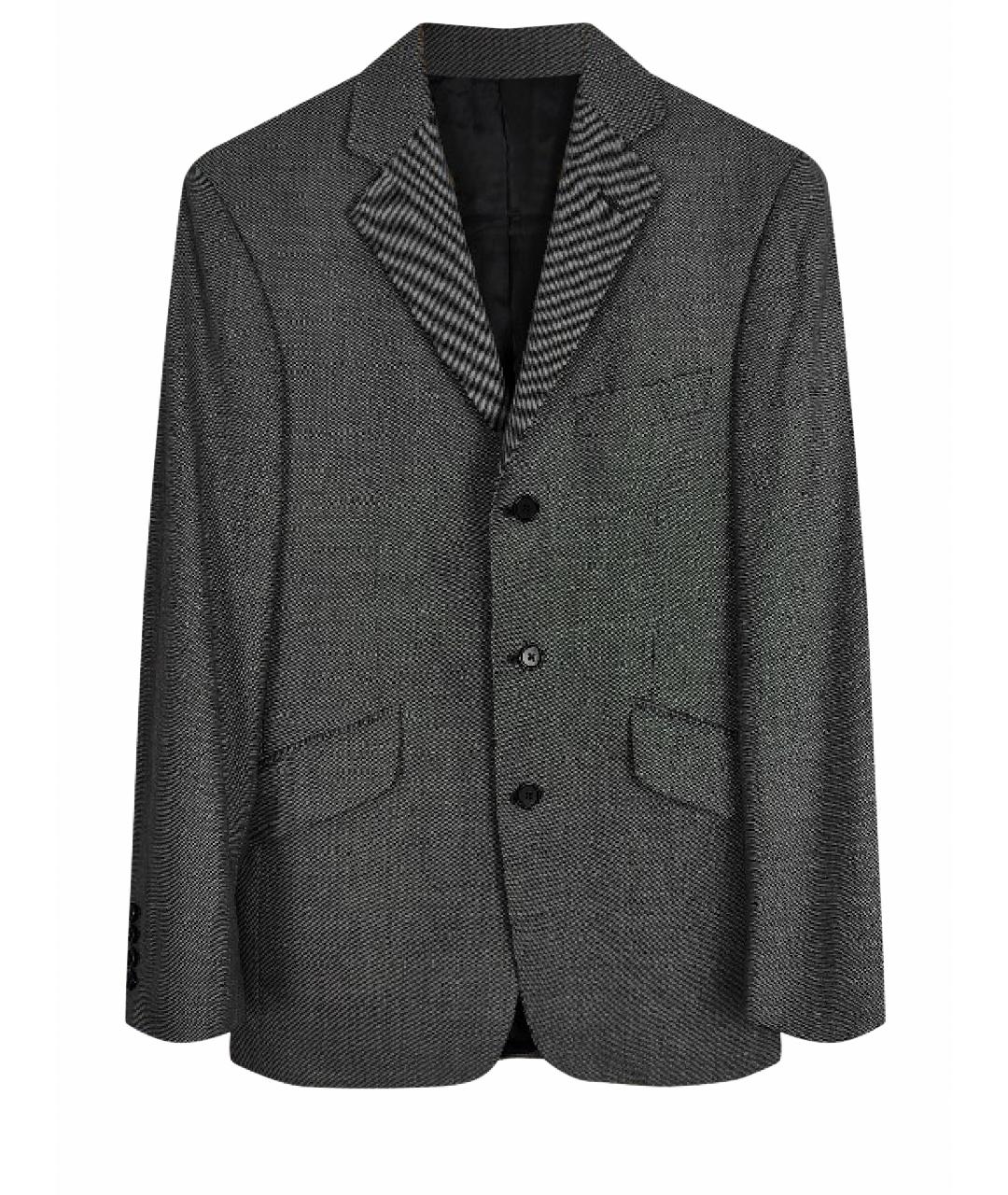 HACKETT Серый шерстяной пиджак, фото 1