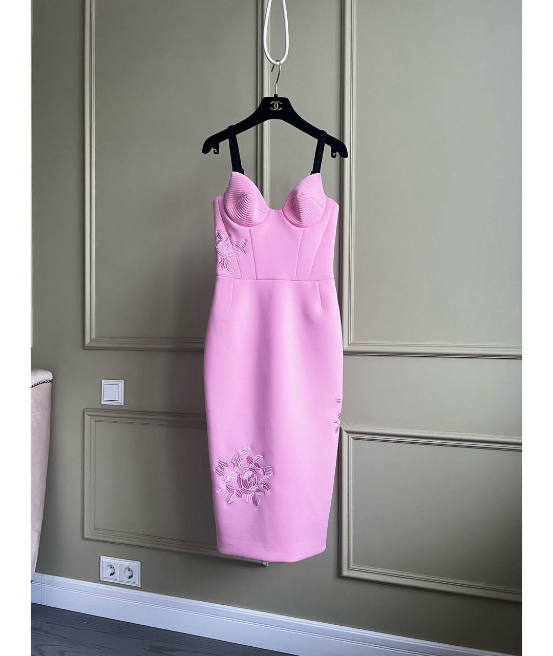BOHEMIQUE Розовое коктейльное платье, фото 9