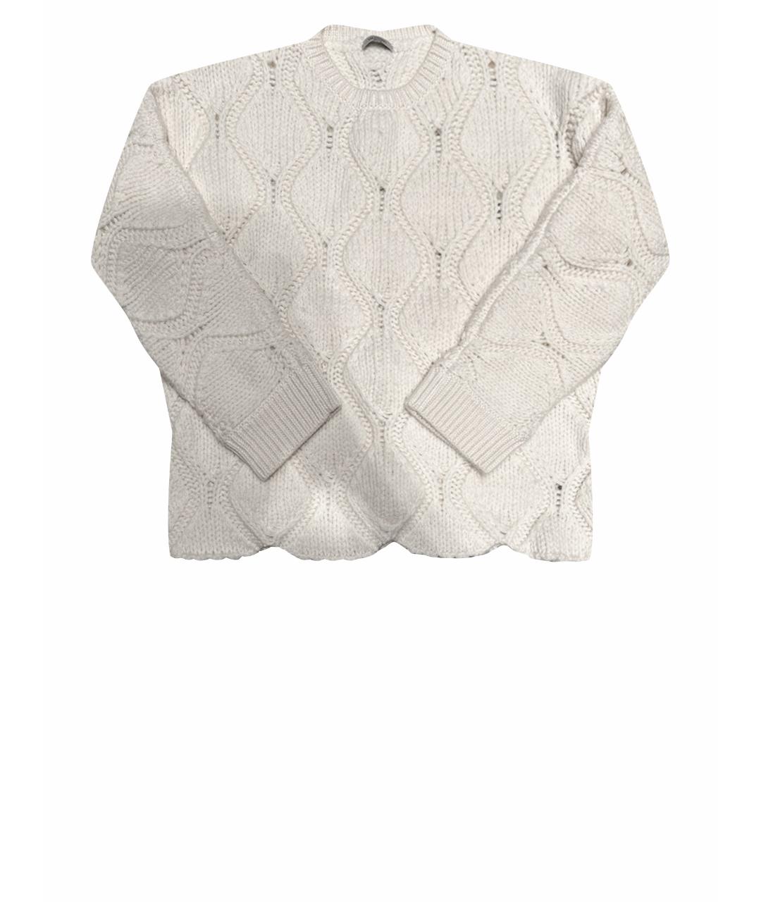 VALENTINO Белый шерстяной джемпер / свитер, фото 1