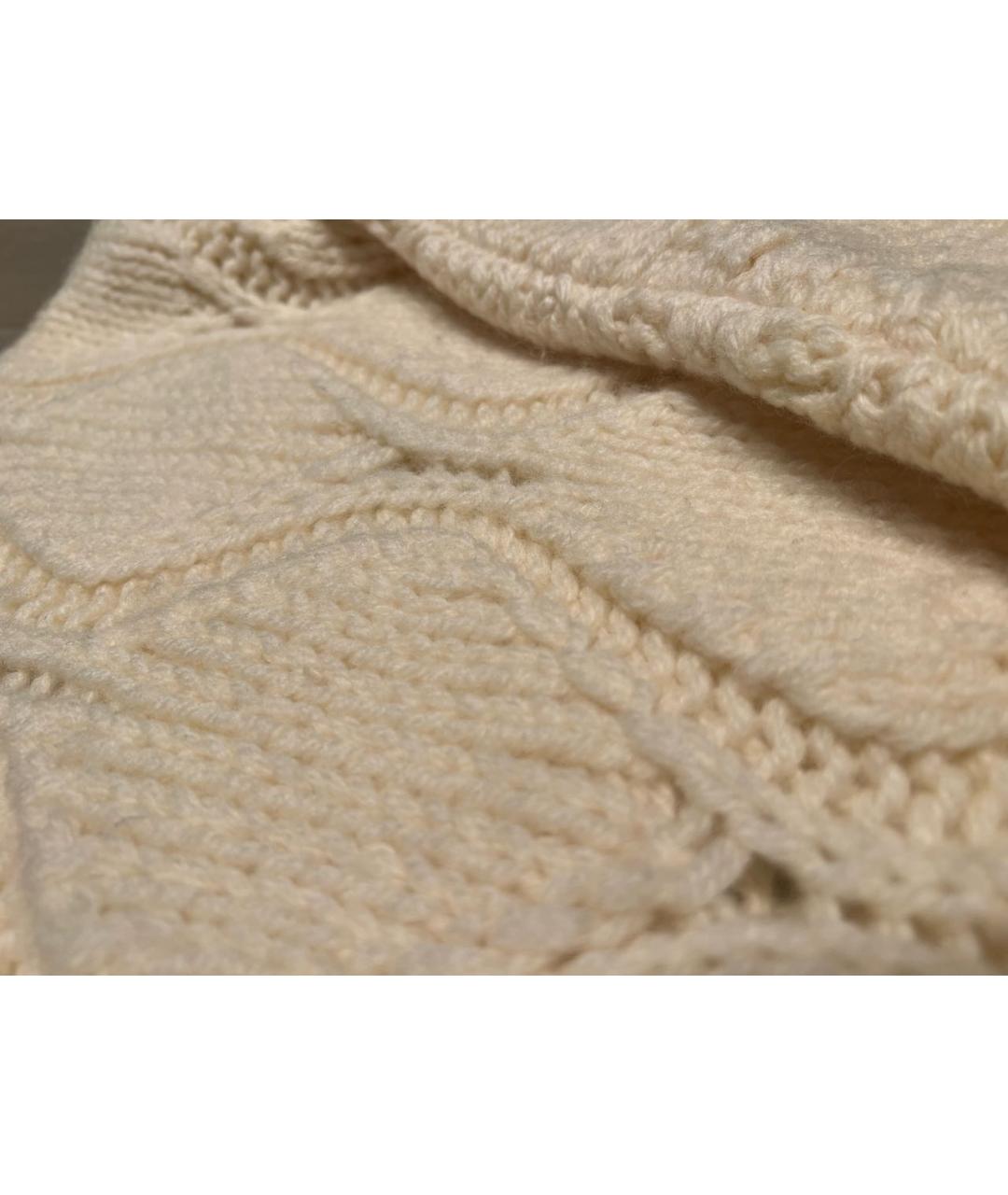 VALENTINO Белый шерстяной джемпер / свитер, фото 4