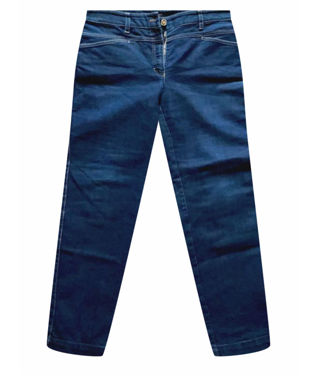 ESCADA Синие хлопковые прямые джинсы, фото 1