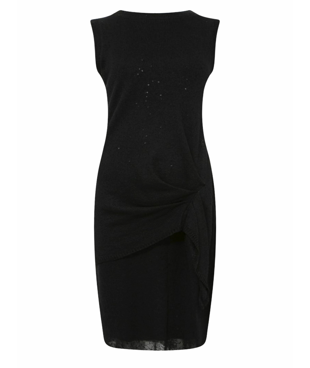 BRUNELLO CUCINELLI Черное льняное повседневное платье, фото 1