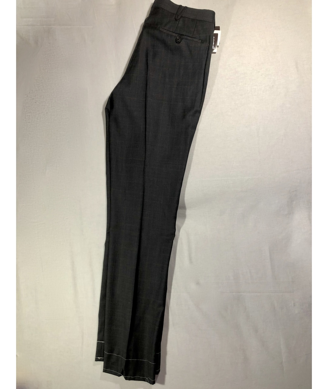 MASSIMO SFORZA Черные полиэстеровые классические брюки, фото 4