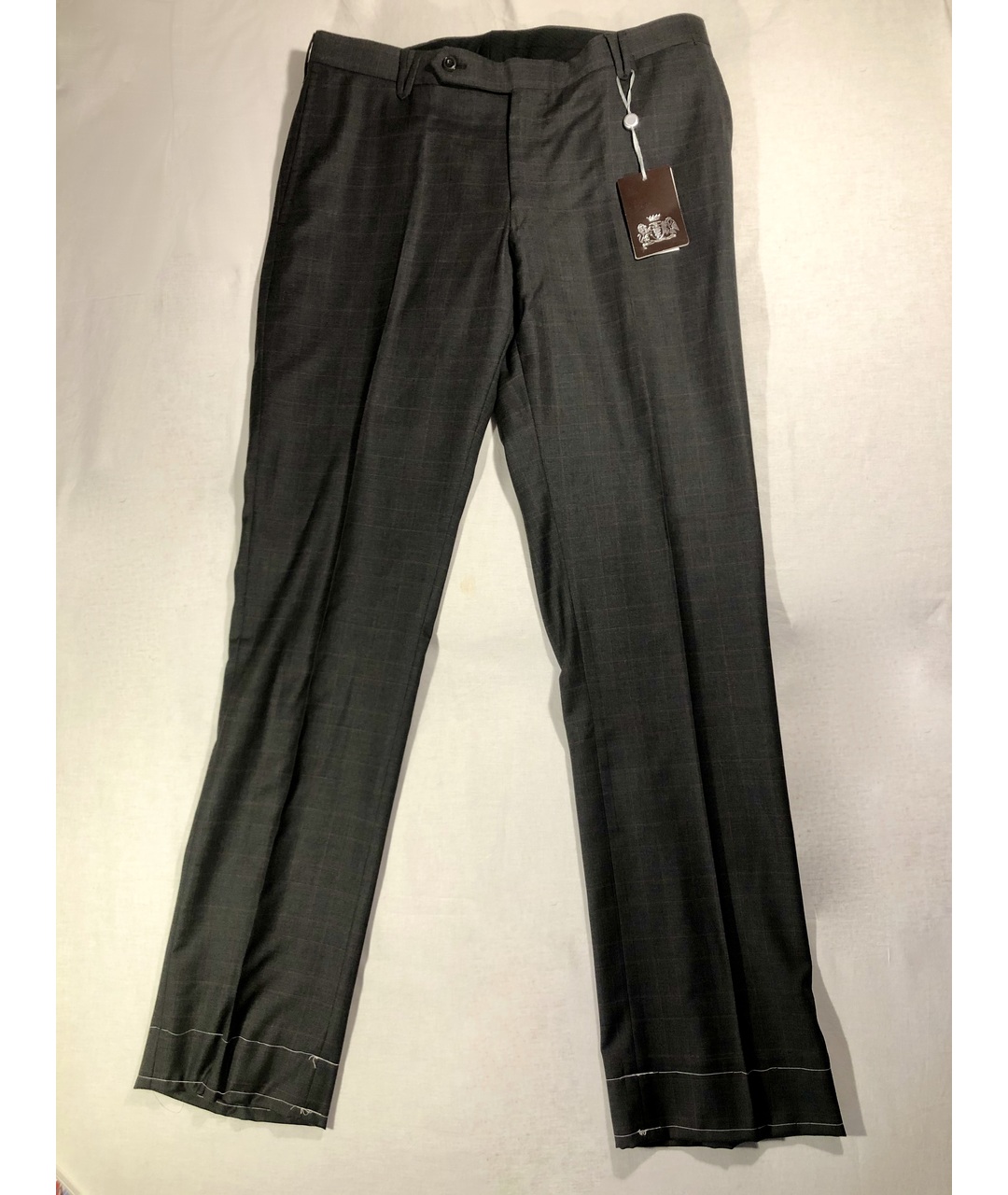 MASSIMO SFORZA Черные полиэстеровые классические брюки, фото 7
