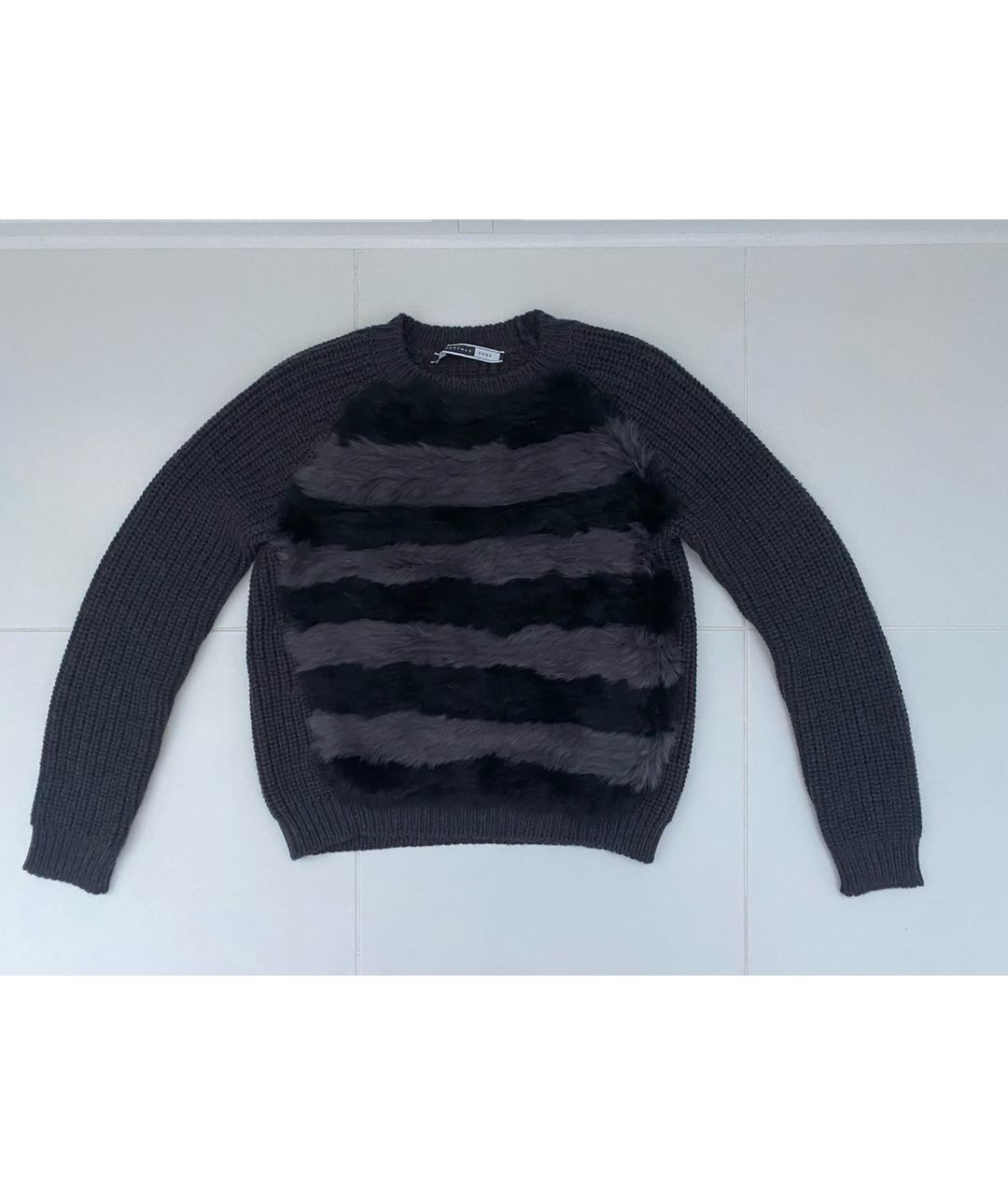 SPORTMAX Серый шерстяной джемпер / свитер, фото 8
