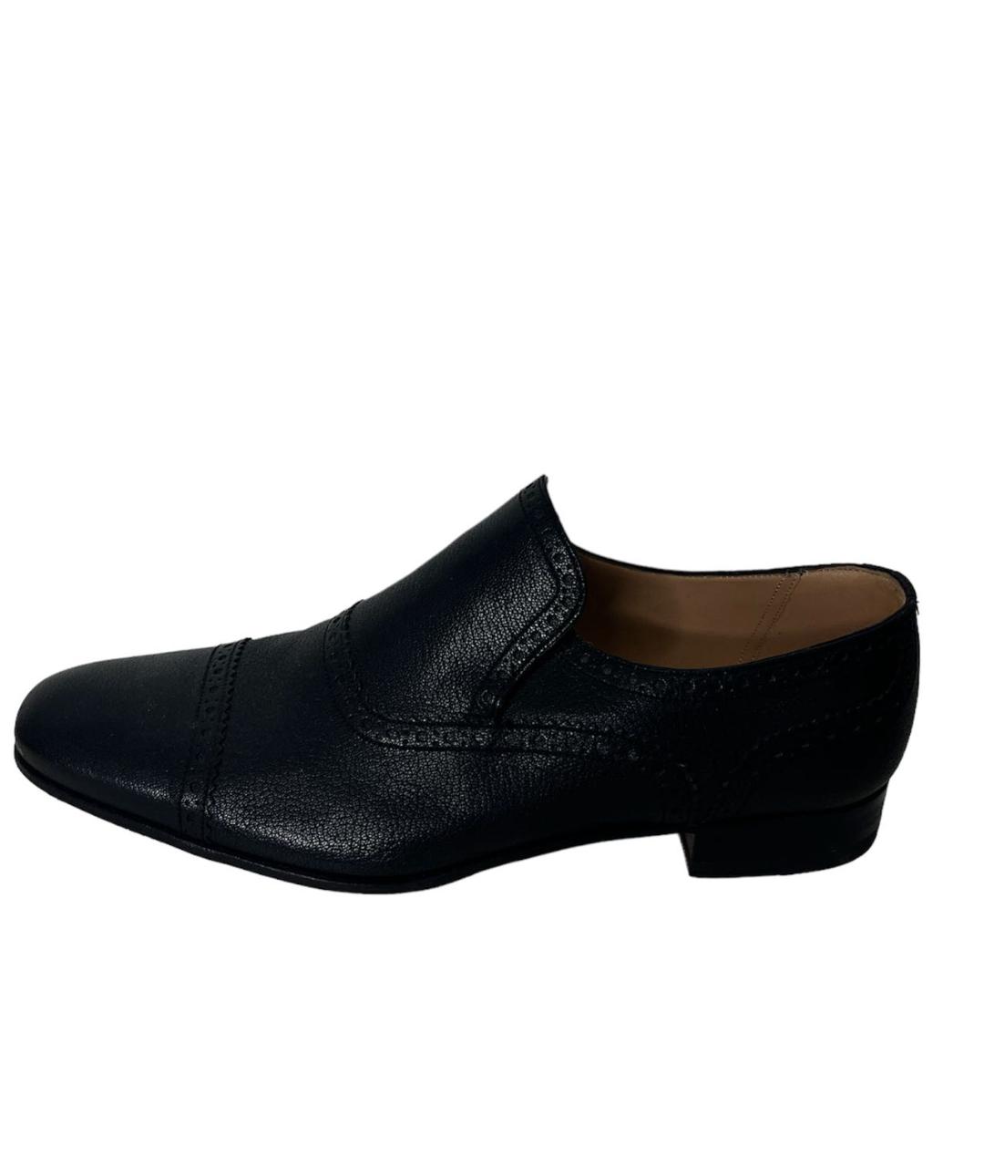 BALLY Черные кожаные туфли, фото 8