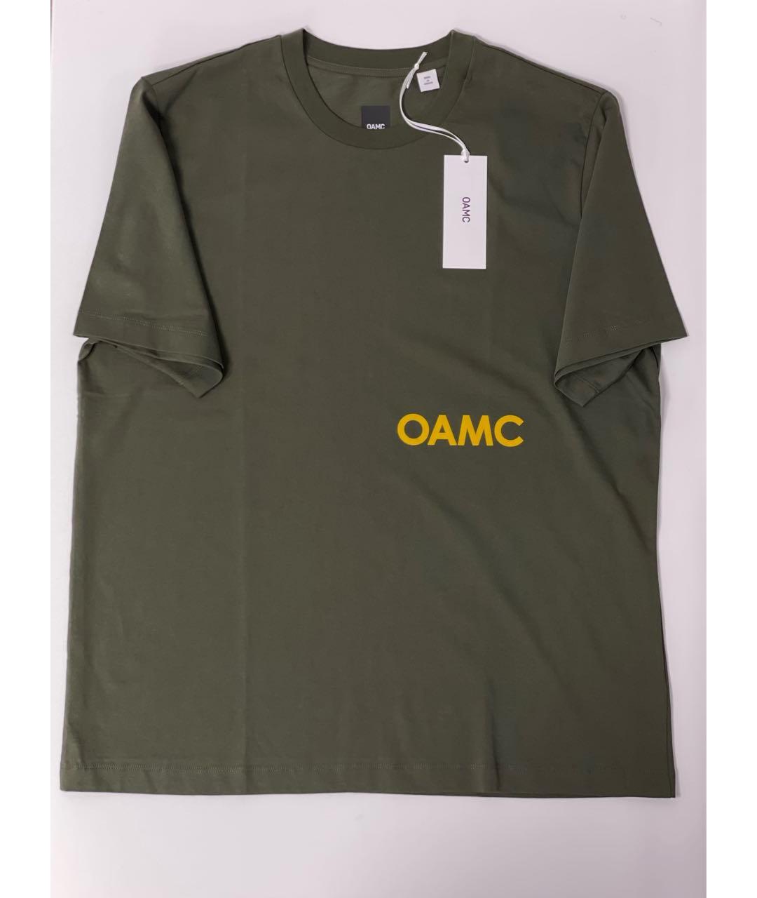 OAMC Хаки хлопковая футболка, фото 9