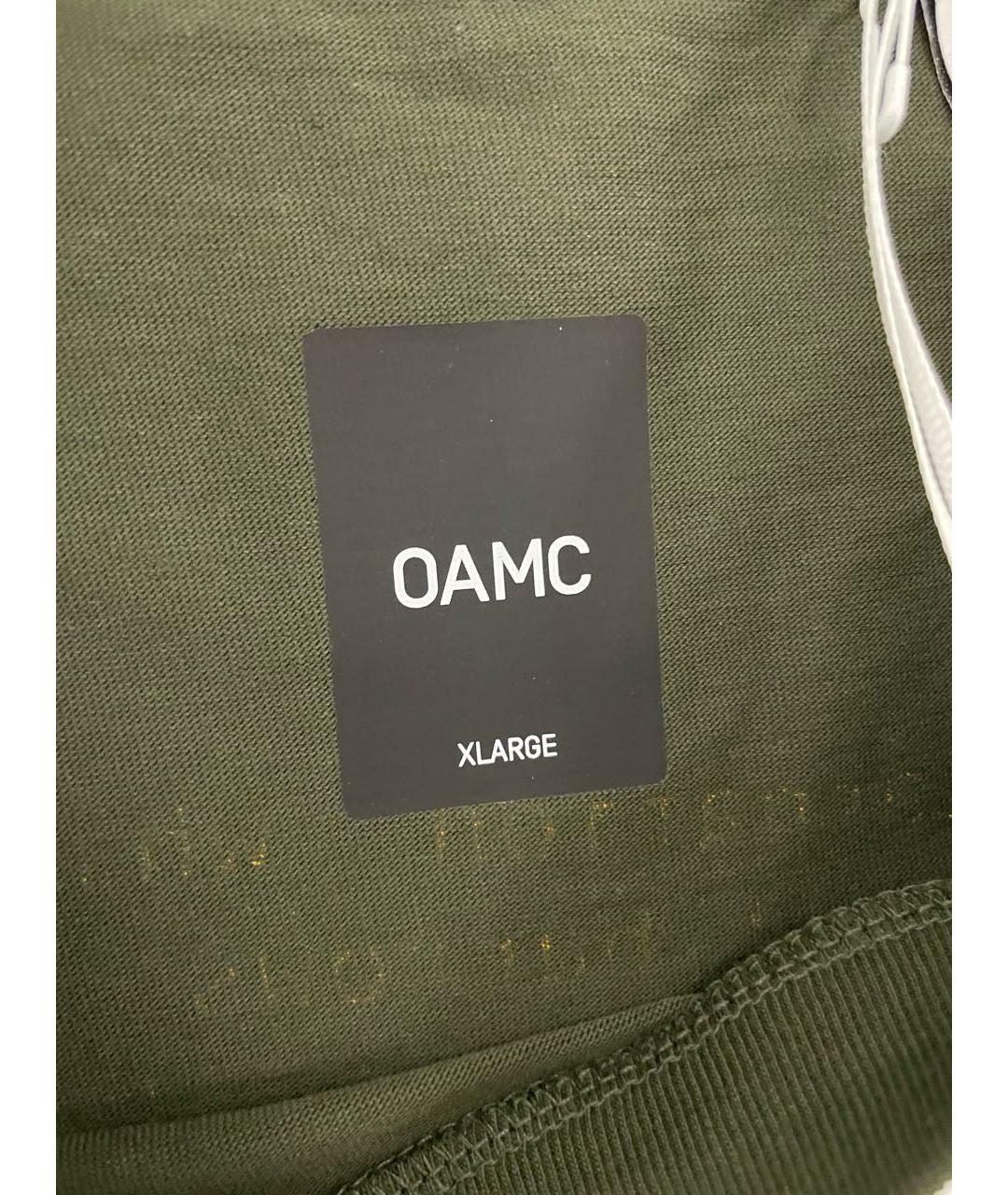 OAMC Хаки хлопковая футболка, фото 8