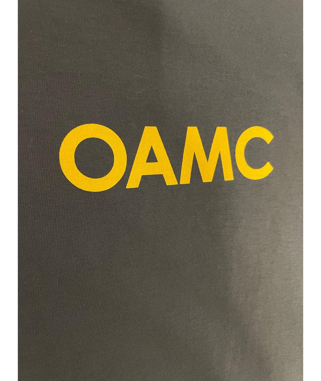 OAMC Хаки хлопковая футболка, фото 4