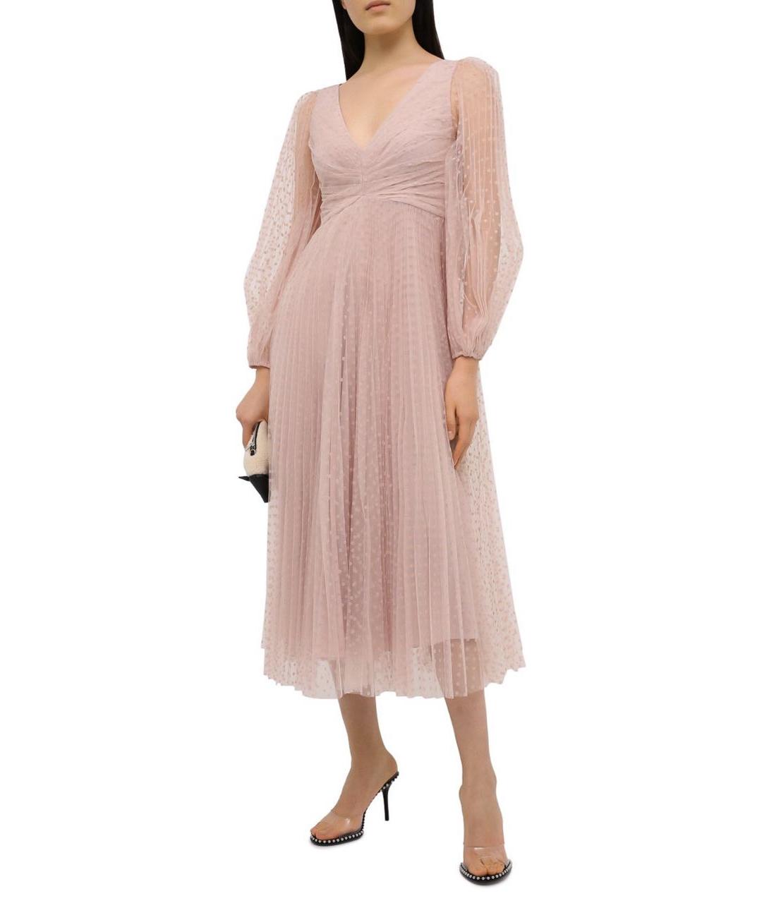 ZIMMERMANN Розовое сетчатое вечернее платье, фото 3