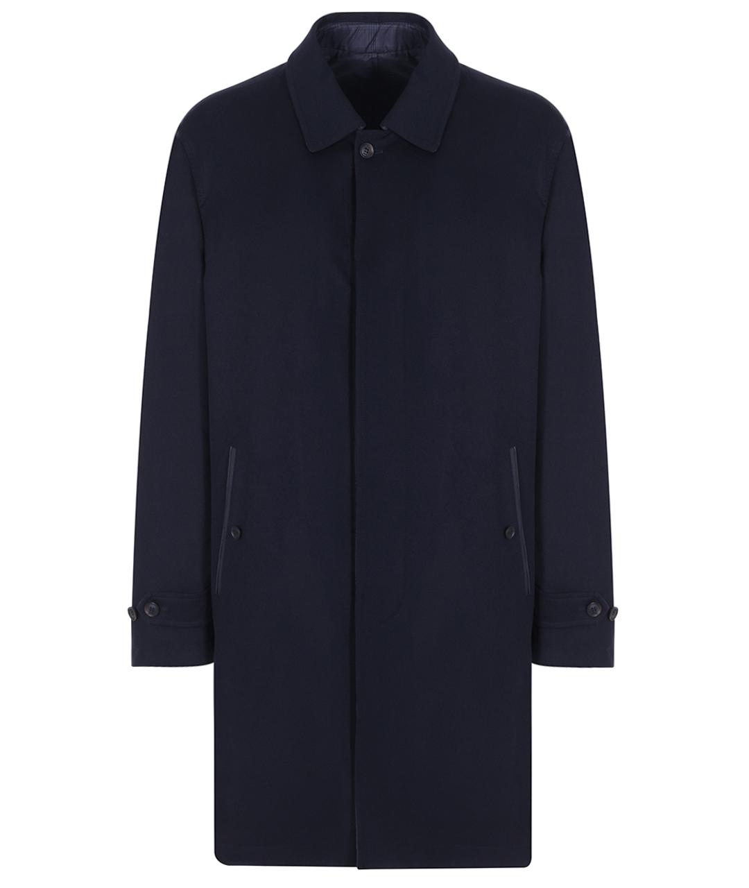 BRIONI Синее пальто, фото 1