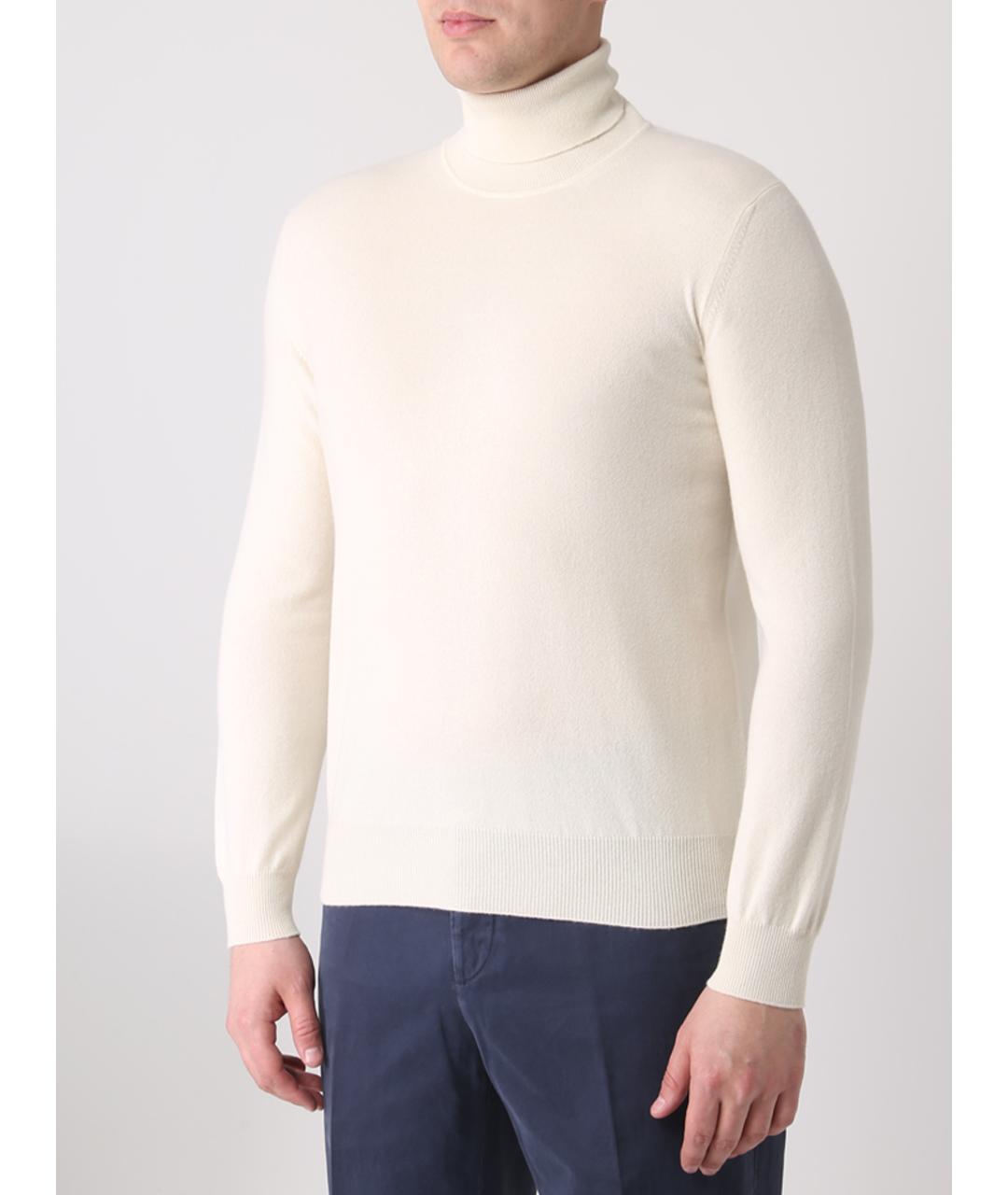 LORO PIANA Бежевая водолазка, фото 4