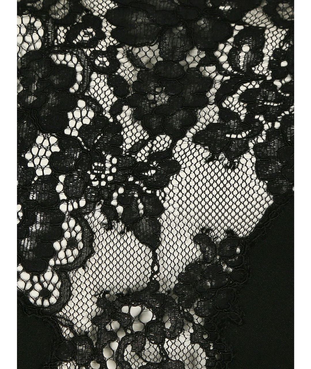 ERMANNO SCERVINO Черное вискозное повседневное платье, фото 5