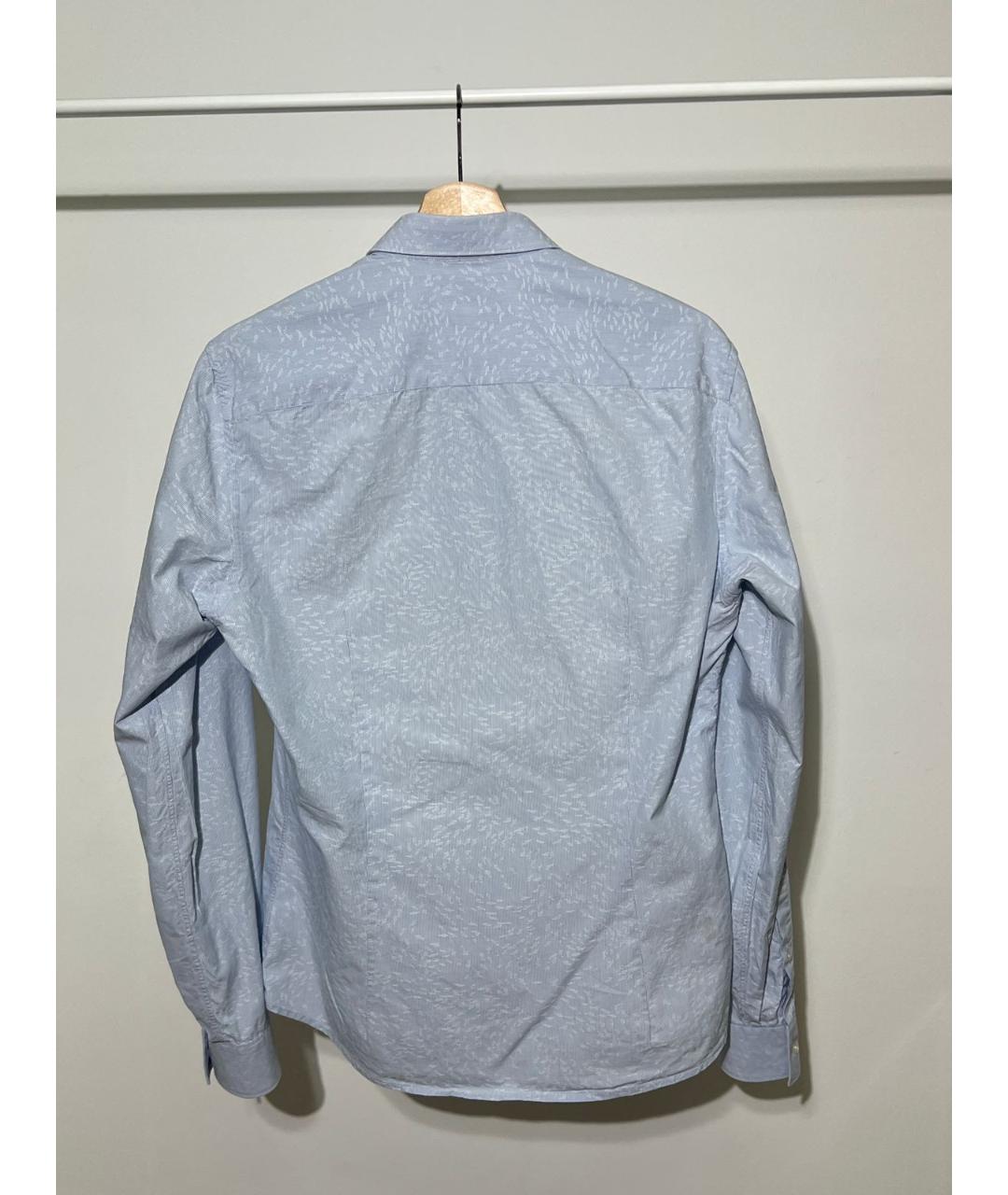 KENZO Голубая хлопковая кэжуал рубашка, фото 2