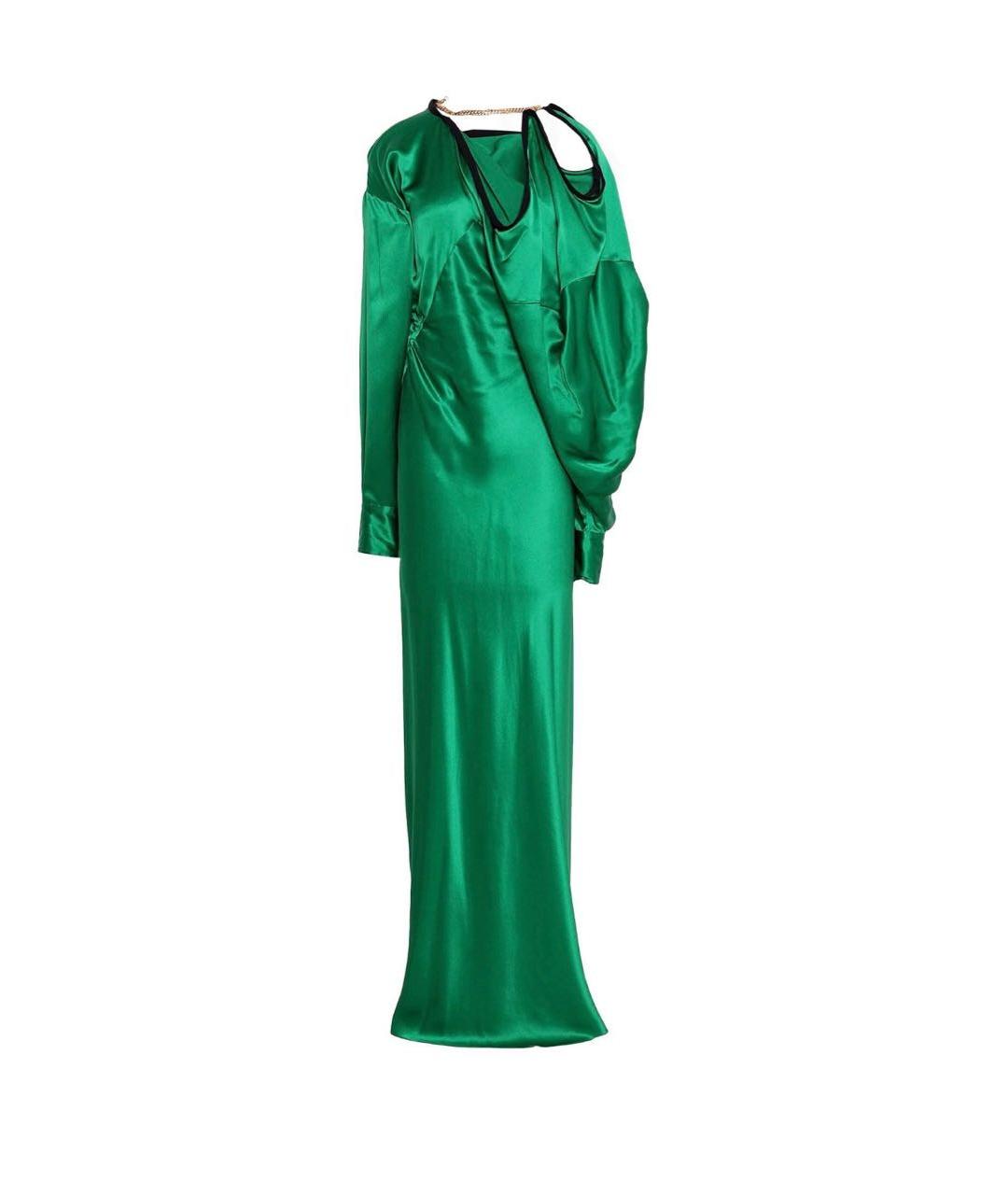 Y/PROJECT Зеленые шелковое вечернее платье, фото 1