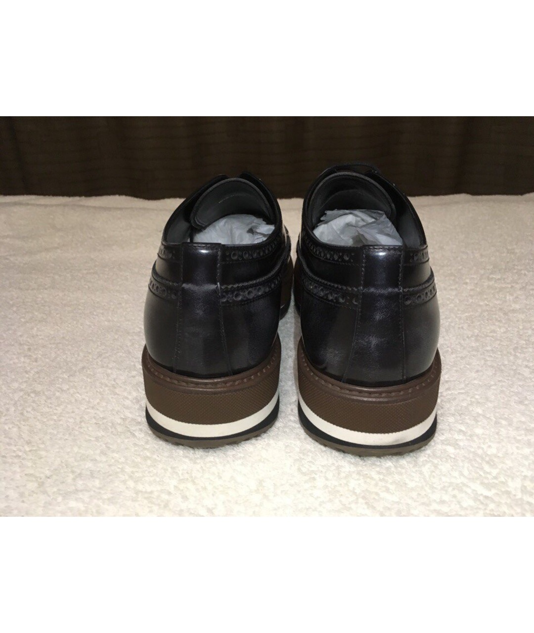 PRADA Черные высокие ботинки из лакированной кожи, фото 3