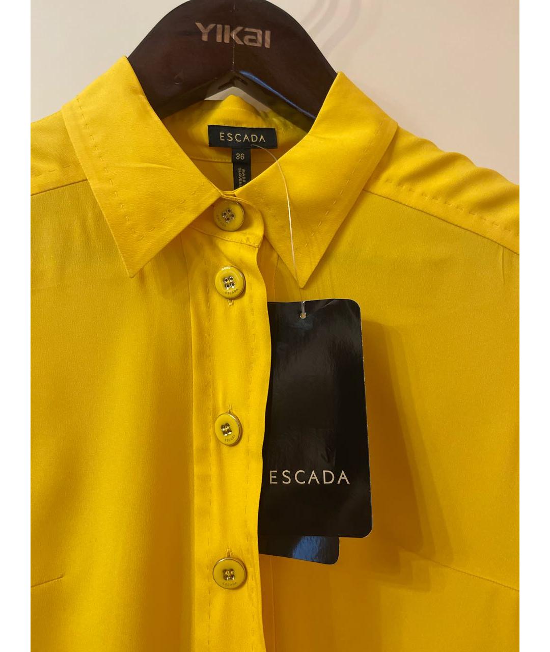 ESCADA Желтое повседневное платье, фото 3