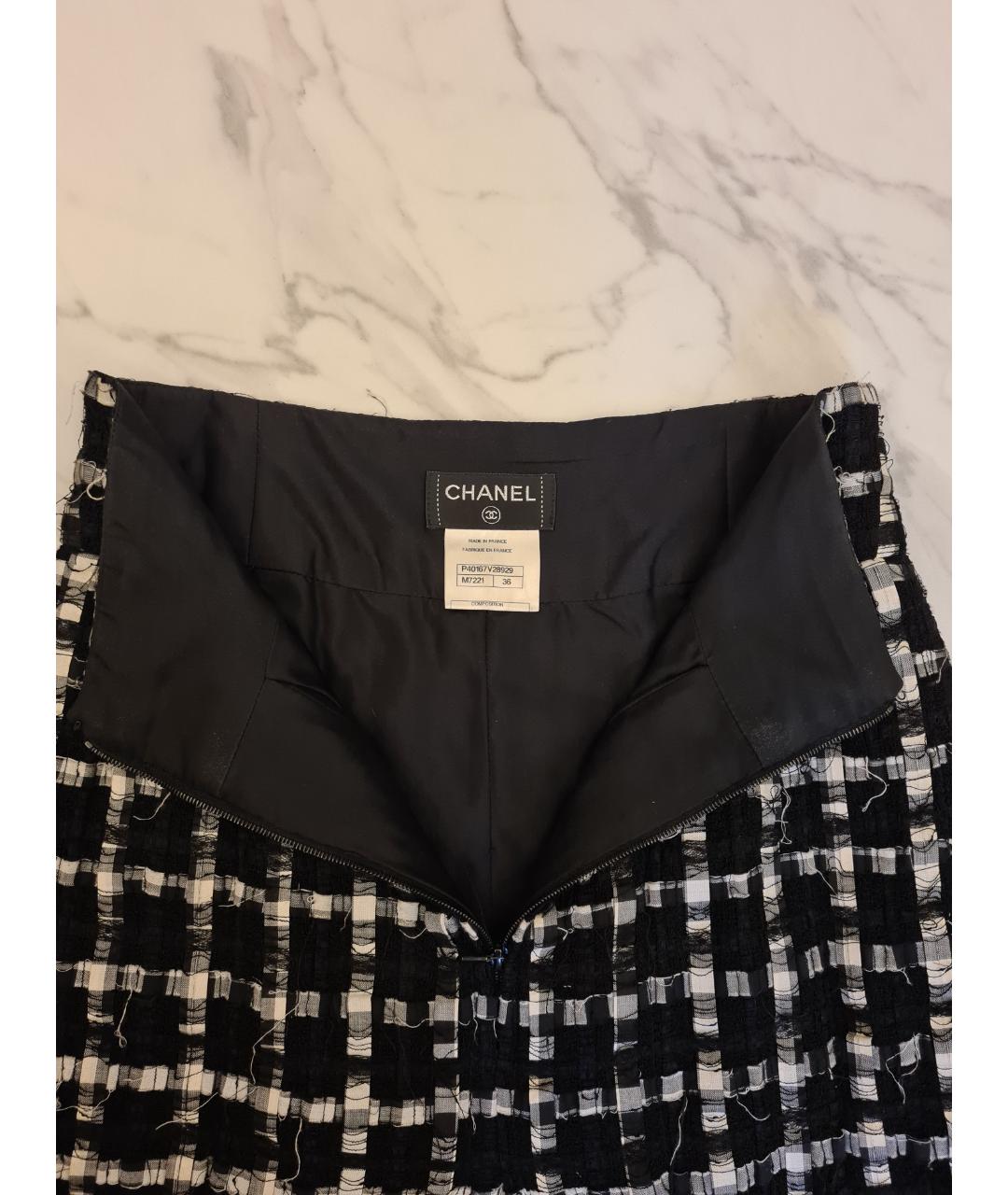 CHANEL Твидовая юбка мини, фото 2