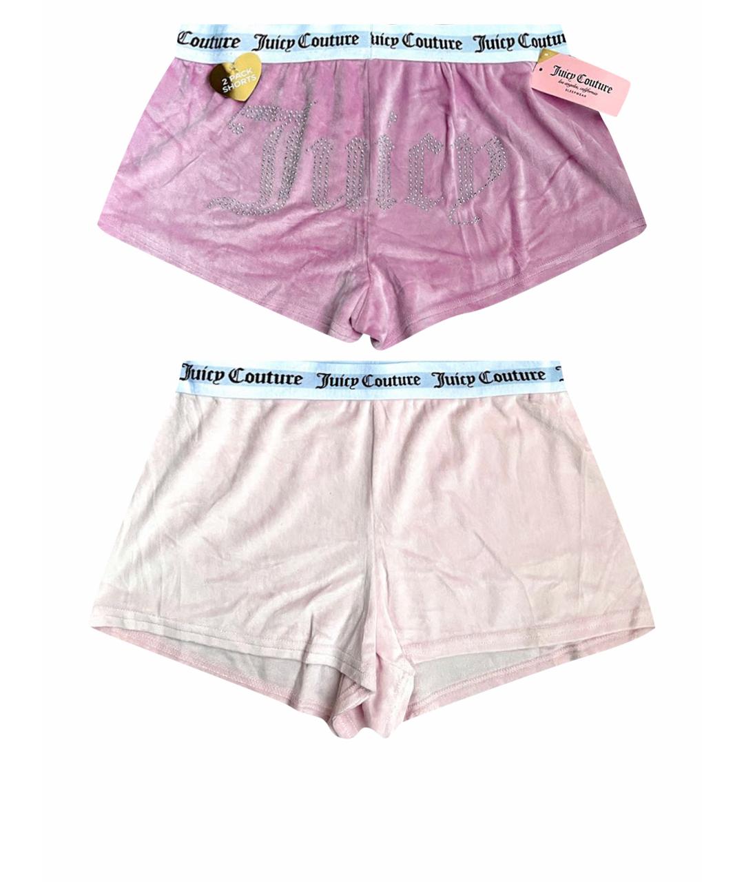 JUICY COUTURE Розовые полиэстеровые шорты, фото 1