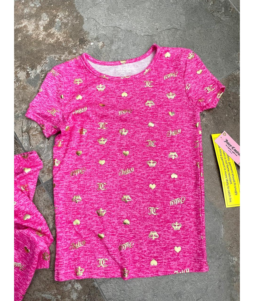 JUICY COUTURE KIDS Розовая полиэстеровая пижама/белье, фото 2
