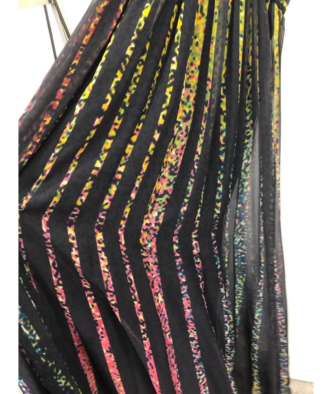 ELIE SAAB Мульти шелковое платье, фото 6