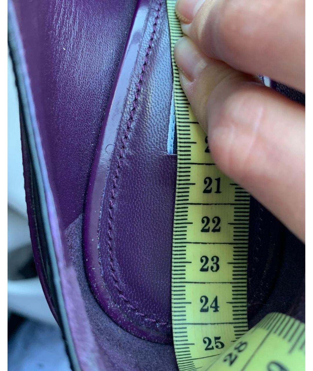 PRADA Фиолетовые кожаные туфли, фото 2