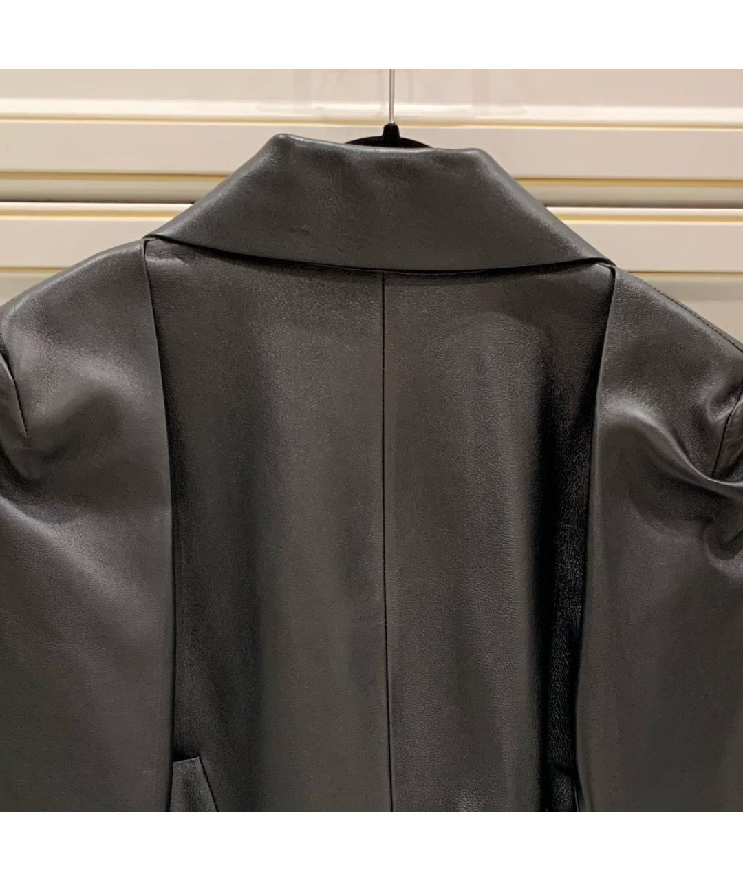 GIVENCHY Черный кожаный жакет/пиджак, фото 4