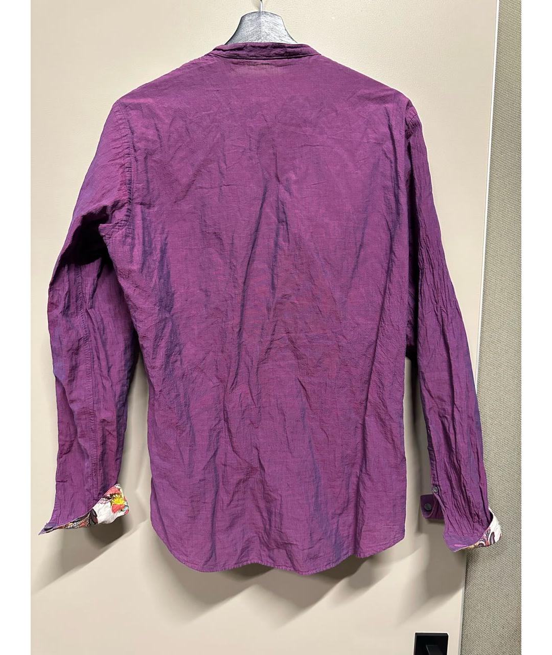 CHRISTIAN LACROIX Бордовая хлопковая кэжуал рубашка, фото 2