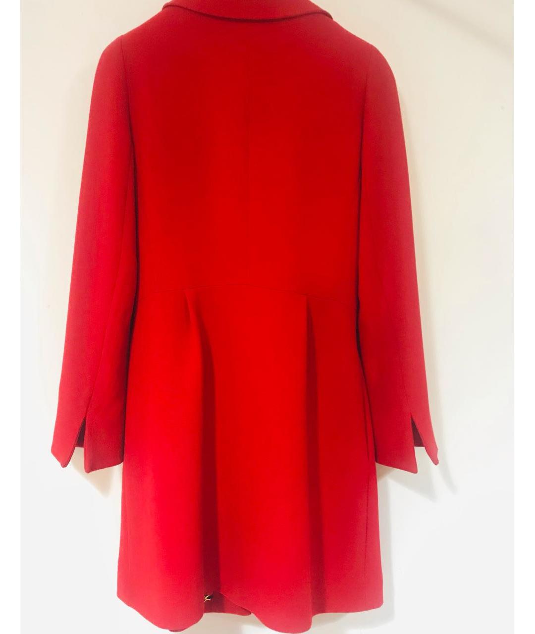 EDWARD ACHOUR PARIS Красное шерстяное пальто, фото 2