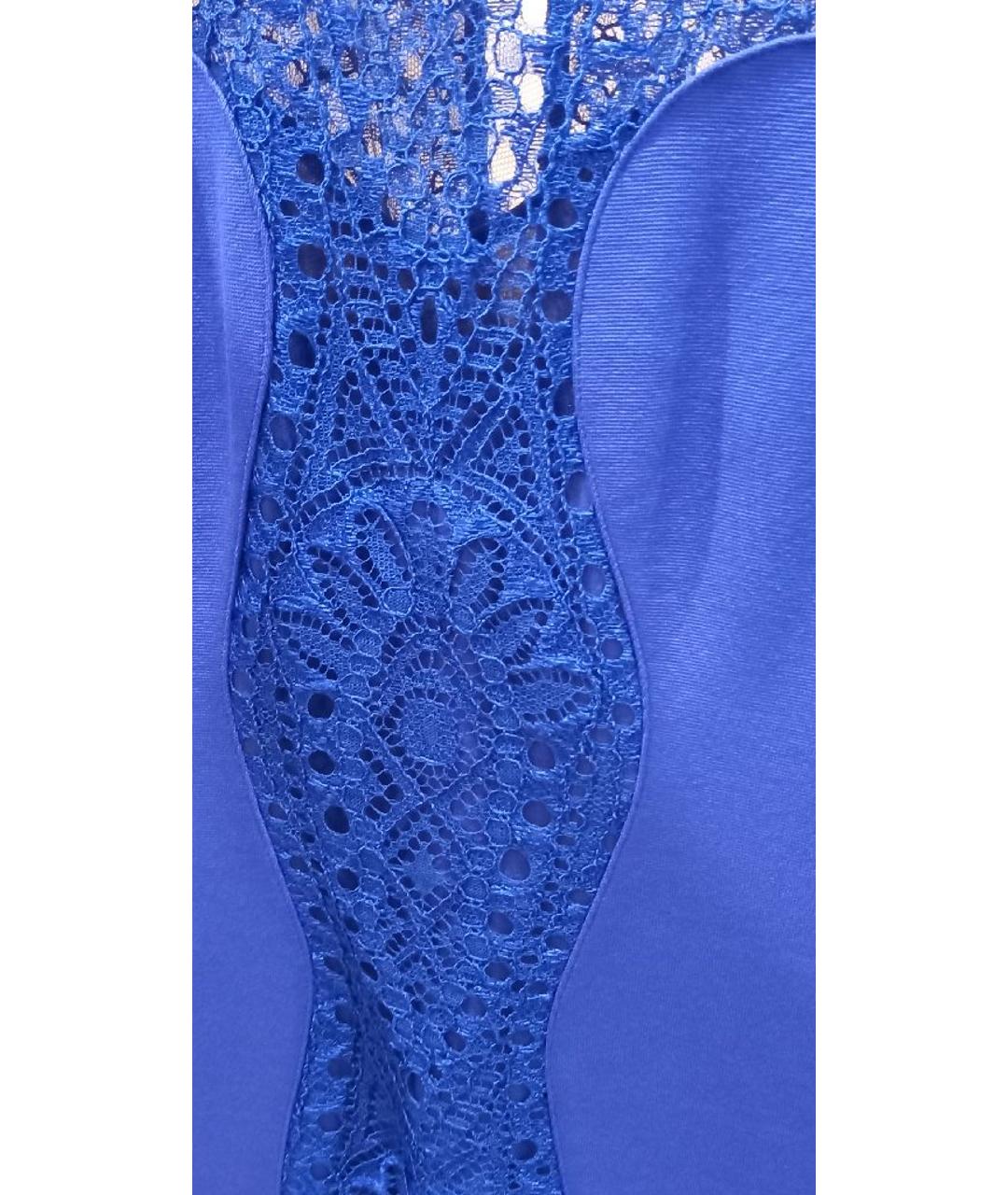 EMILIO PUCCI Синее вискозное платье, фото 4