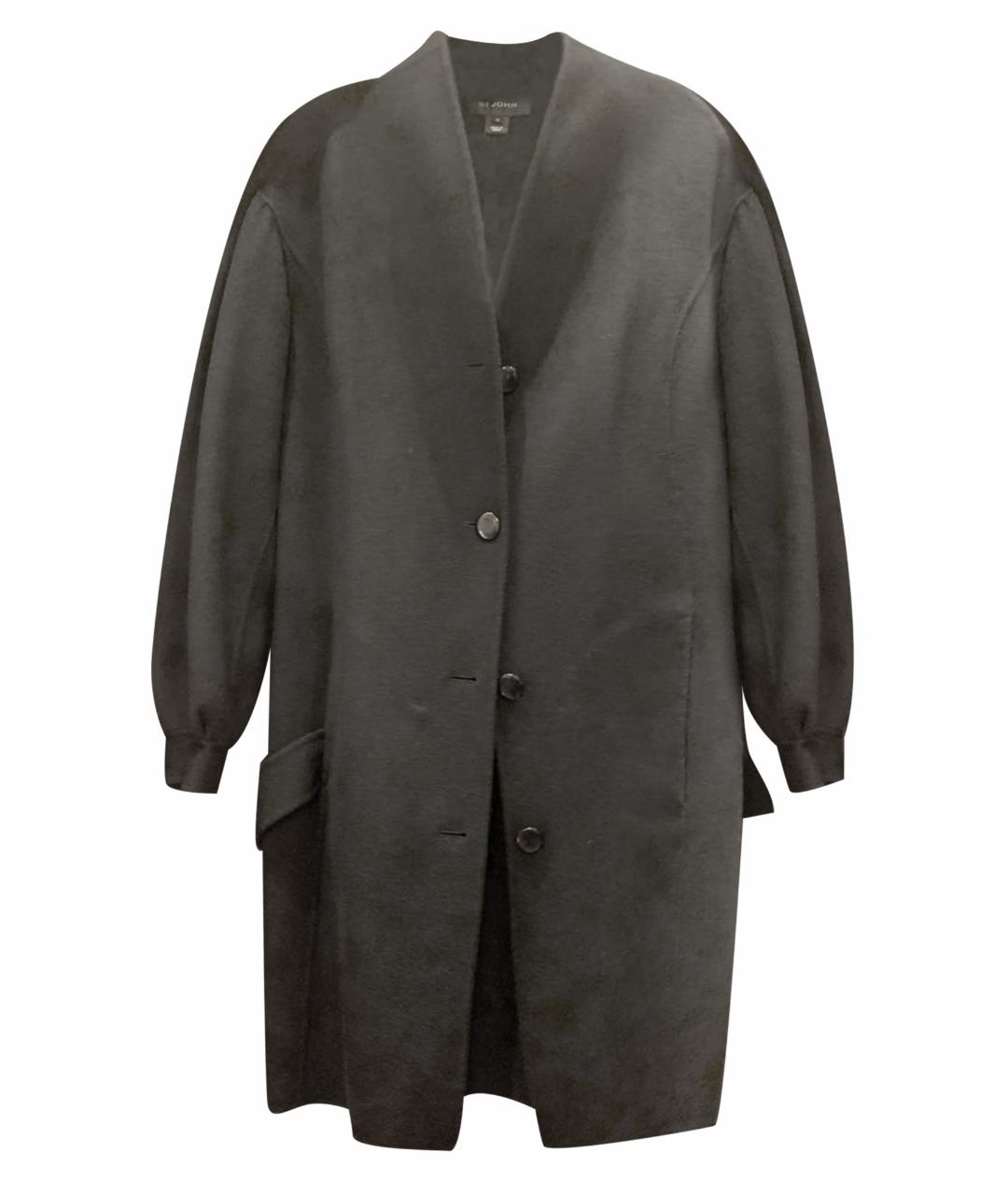ST. JOHN Черное кашемировое пальто, фото 1