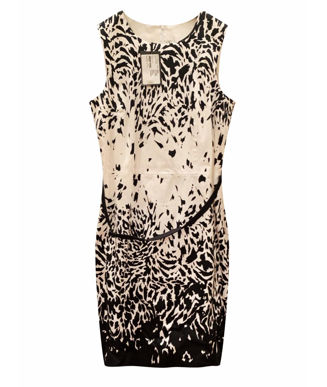ST. JOHN Белое хлопковое коктейльное платье, фото 1