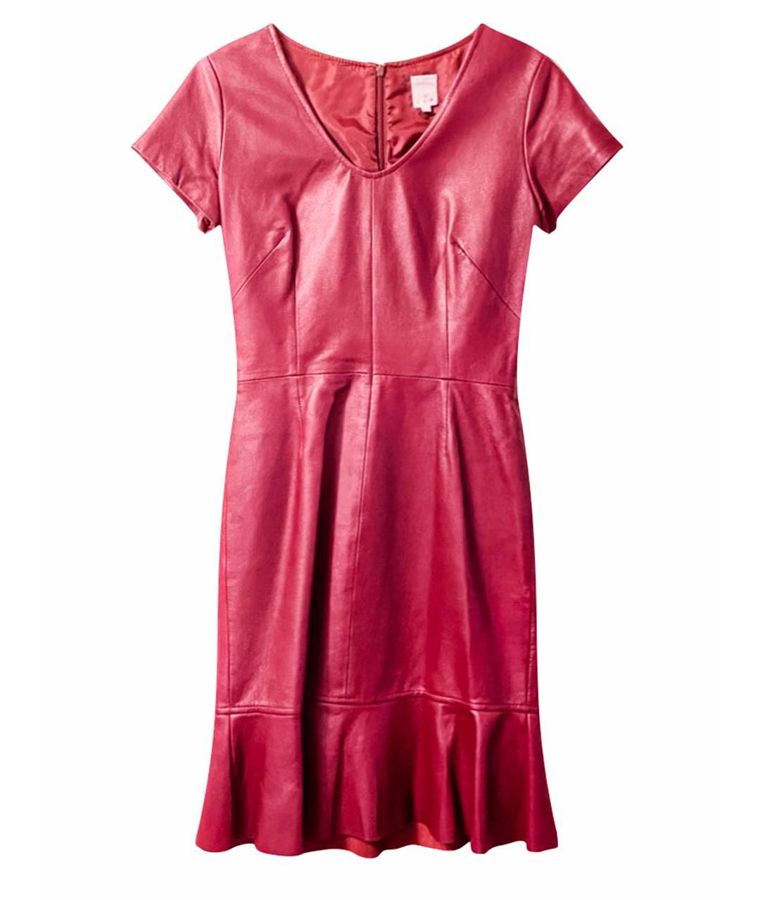 IRIS & INK  Бордовое кожаное платье, фото 1