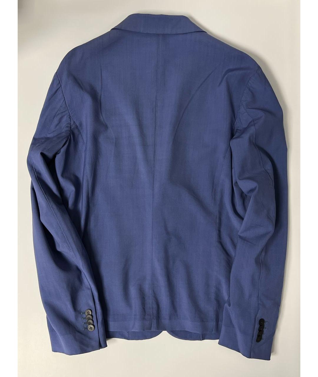 ICEBERG Голубой шерстяной пиджак, фото 3