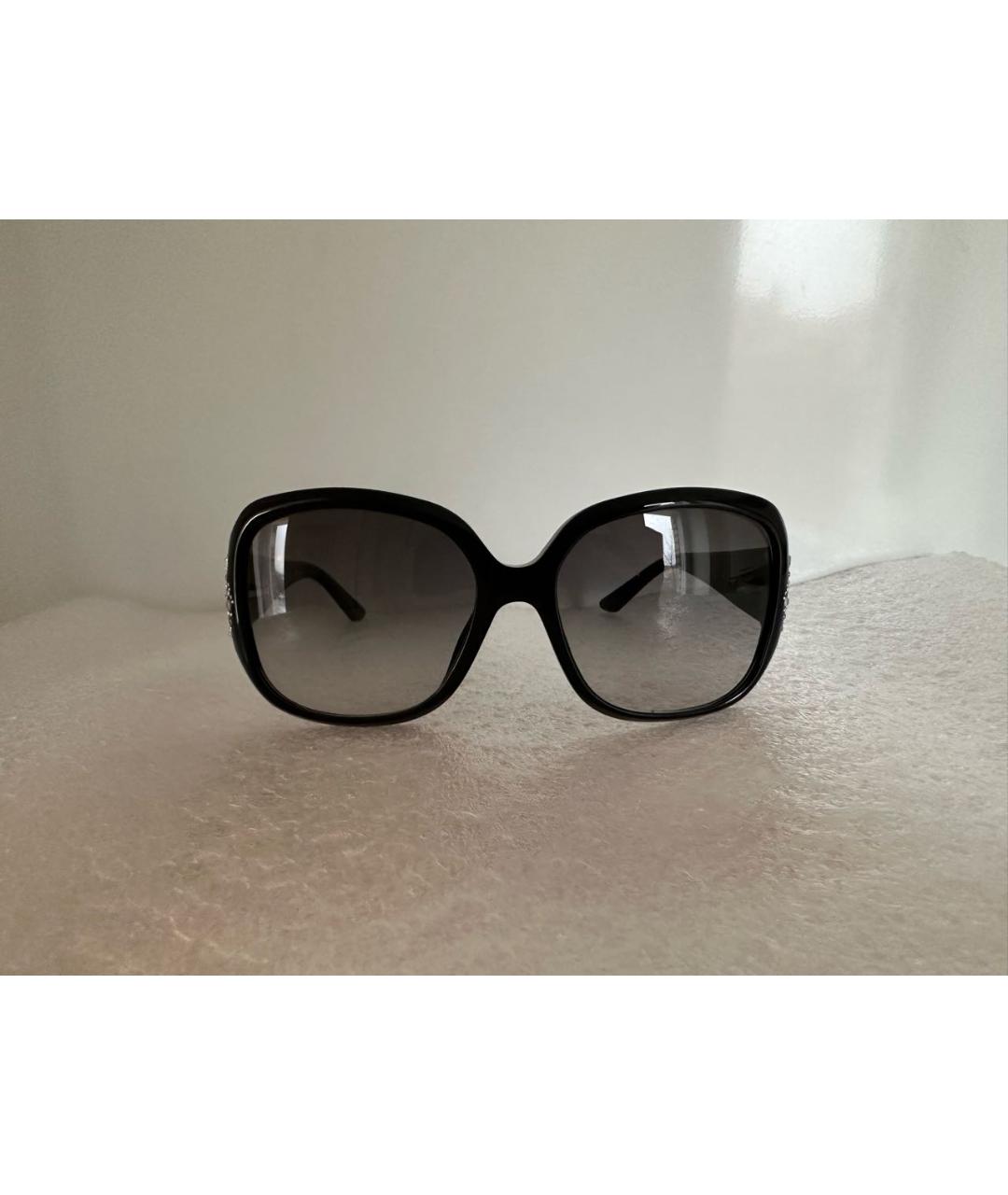 CHRISTIAN DIOR Черные пластиковые солнцезащитные очки, фото 3