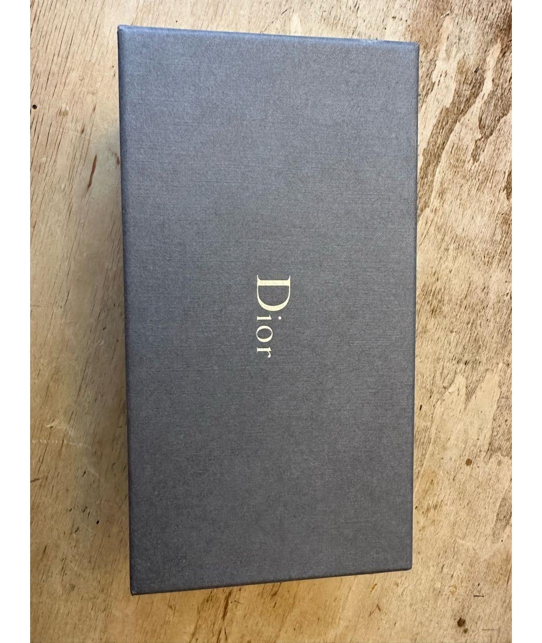 CHRISTIAN DIOR Черные пластиковые солнцезащитные очки, фото 6