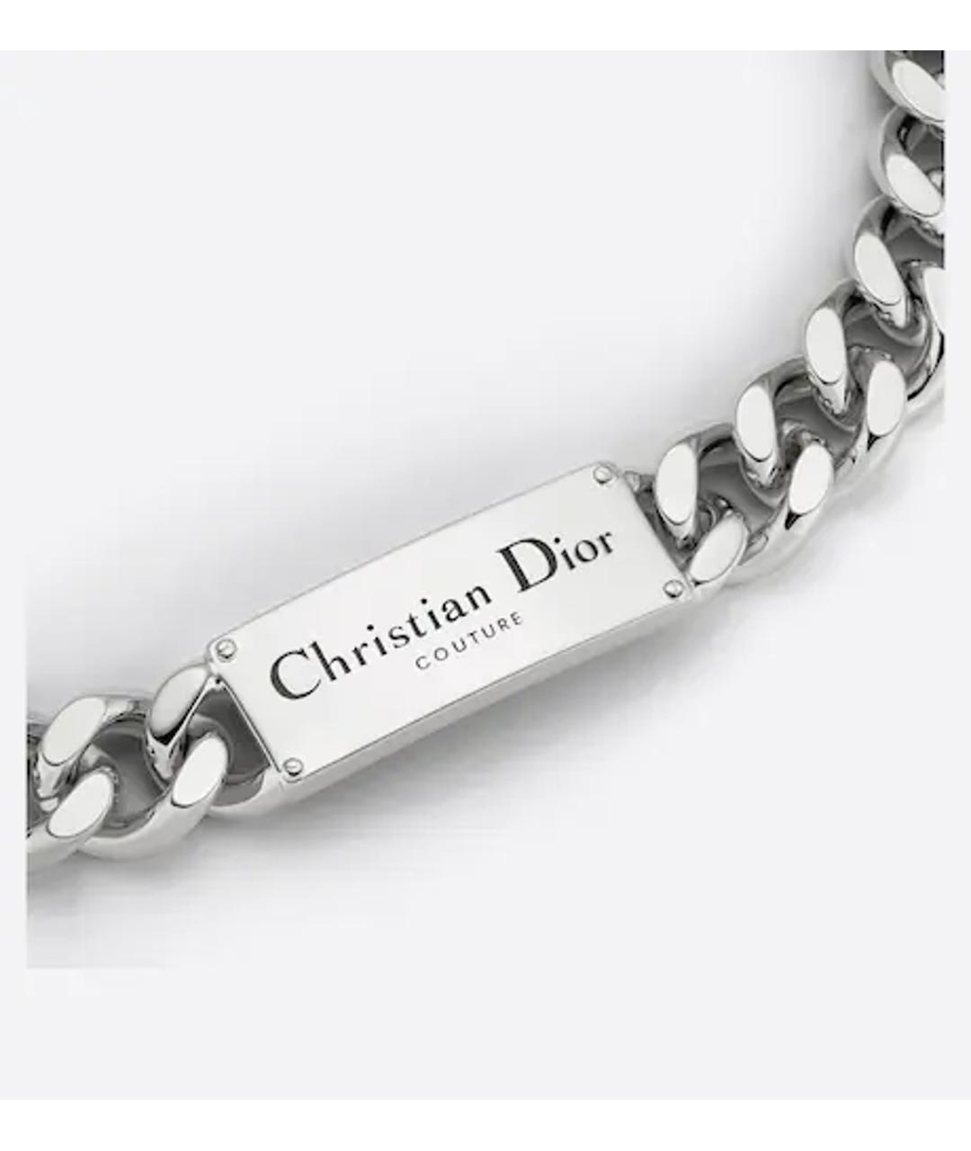 CHRISTIAN DIOR Серебряная латунная цепочка/подвеска, фото 3
