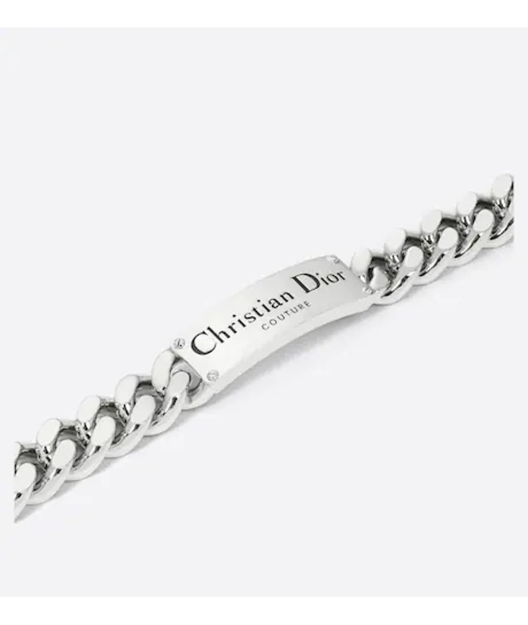 CHRISTIAN DIOR Серебрянный латунный браслет, фото 2