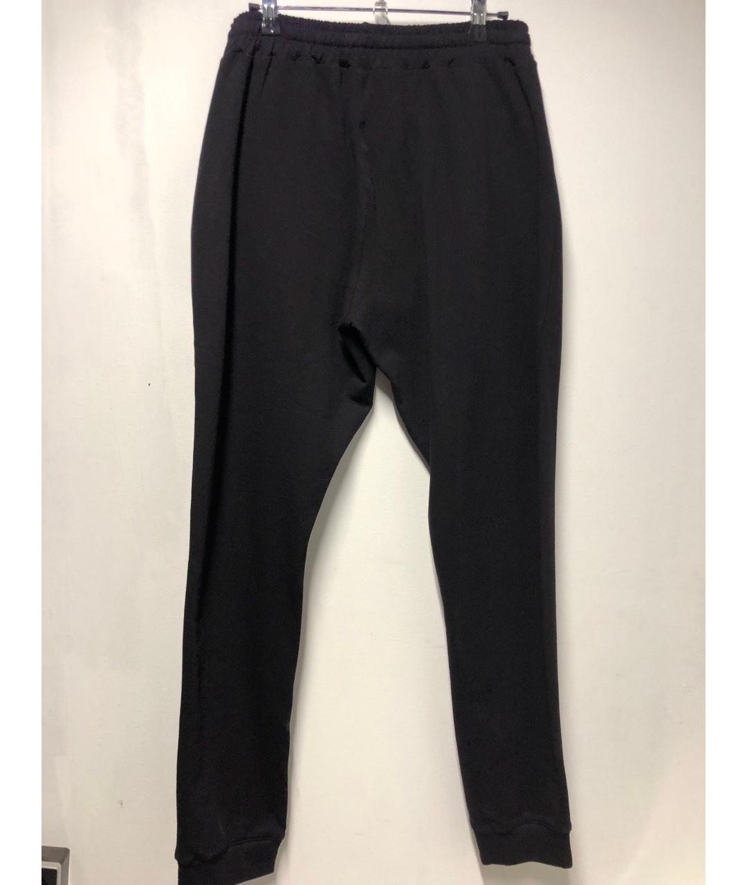 CESARE PACIOTTI Черный хлопковый спортивный костюм, фото 3