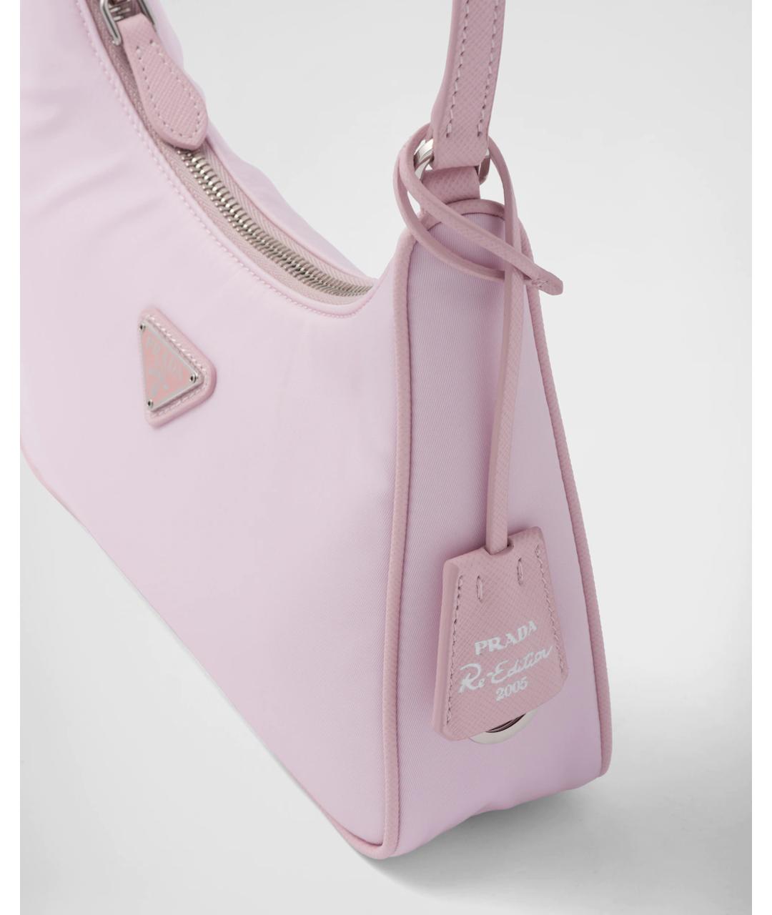 PRADA Розовая сумка через плечо, фото 5