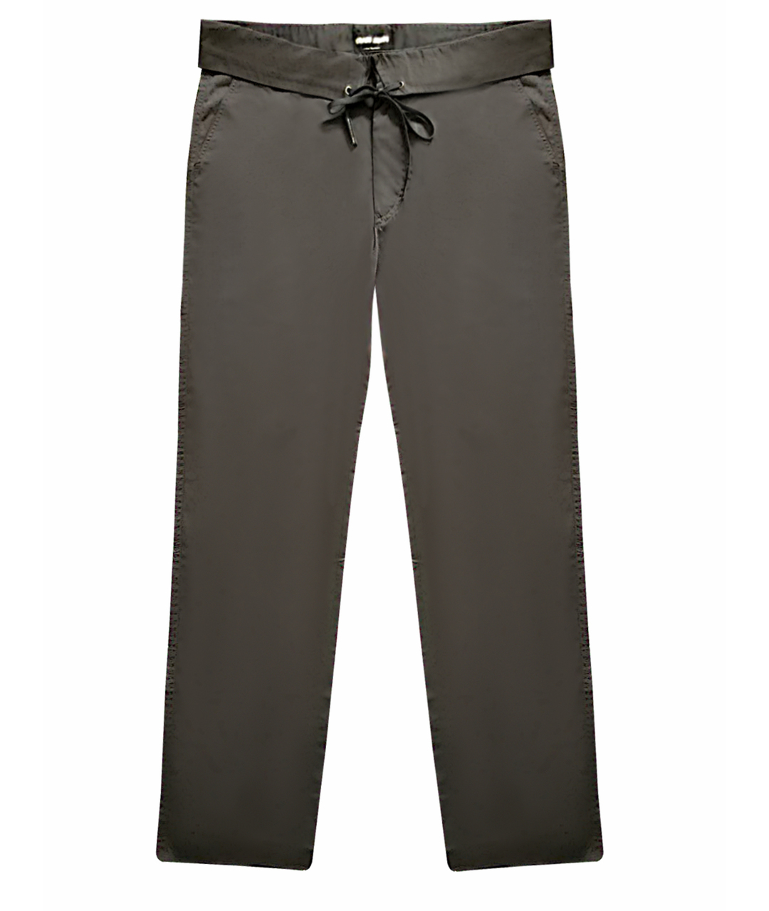 GIORGIO ARMANI Черные хлопковые классические брюки, фото 1